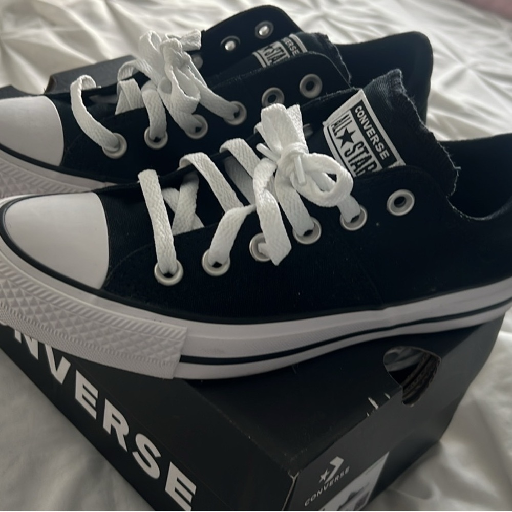 Converse Classic Black and White Canvas Sneakers